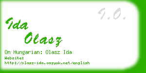 ida olasz business card